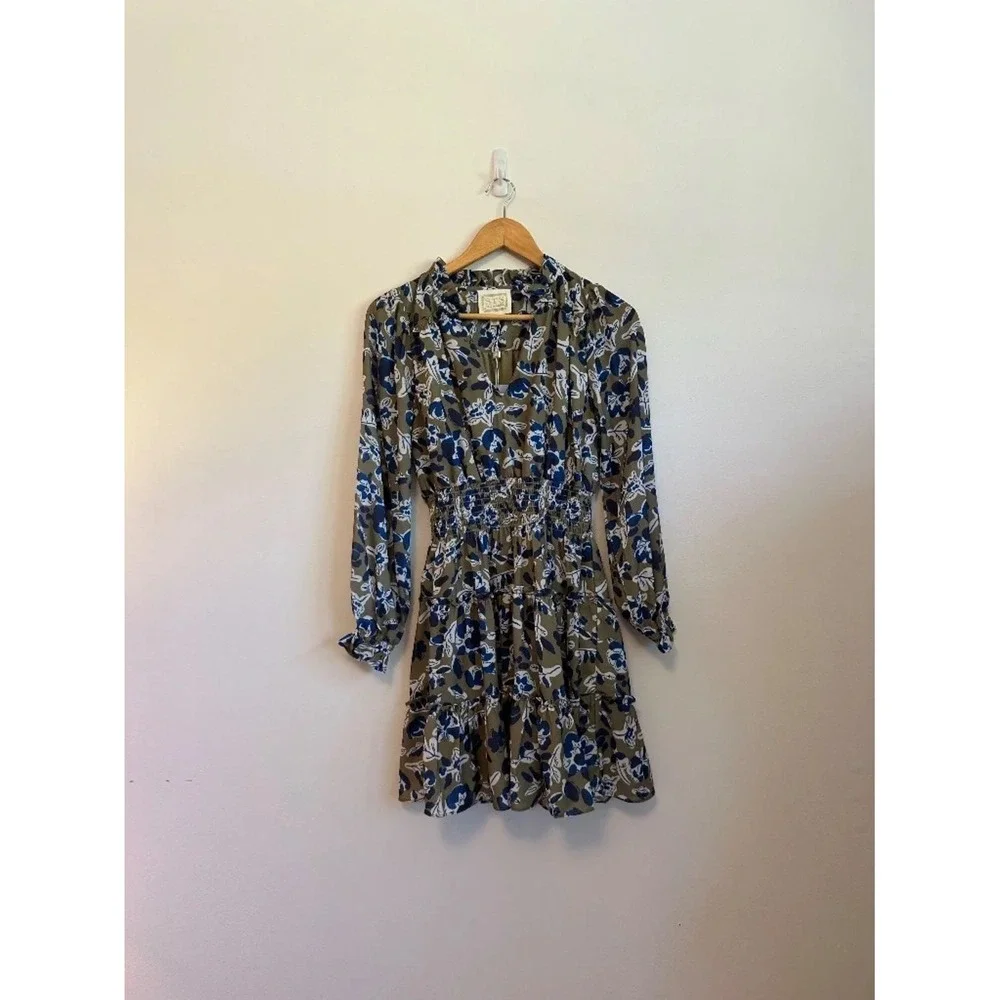 NWT Sail to Sable Floral Tiered Mini Dress | Size Small
